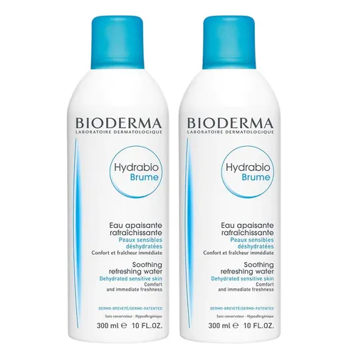 Combo 2 Chai Xịt Khoáng Cho Da Nhạy Cảm Bioderma Hydrabio Brume (2 x 300ml)
