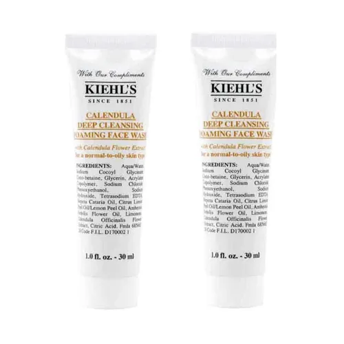 Combo 2 Tuýp Sữa Rửa Mặt Sạch Sâu Hoa Cúc Kiehl's Calendula Deep Cleansing Foaming Face Wash 30ml x 2