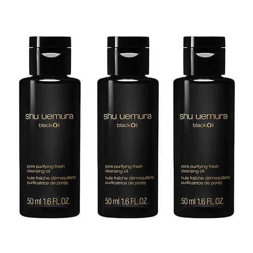 Combo 3 Chai Dầu Tẩy Trang Làm Sạch Da Shu Uemura Black Cleansing Oil 50ml x 3