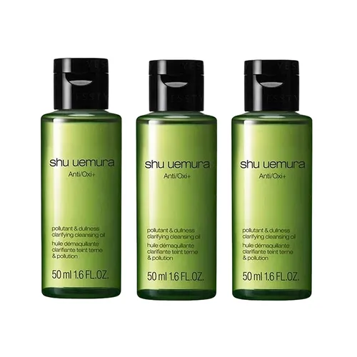 Combo 3 Chai Dầu Tẩy Trang Trẻ Hóa Da Shu Uemura Anti/Oxi+ Skin Refining Anti-Dullness Cleansing Oil 50ml x 3