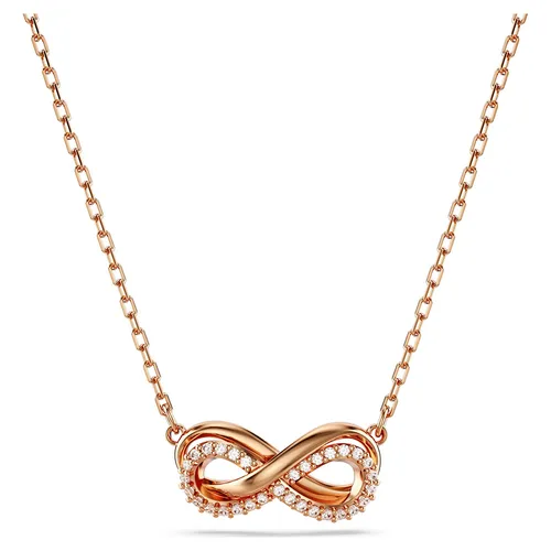 Dây Chuyền Nữ Swarovski Hyperbola Pendant Pavé, Infinity, White, Rose Gold-tone Plated 5684084 Màu Vàng Hồng