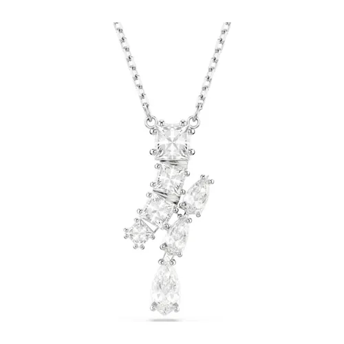 Dây Chuyền&nbsp;Nữ Swarovski Matrix Pendant Mixed Cuts, White, Rhodium Plated 5700420 Màu Trắng Bạc