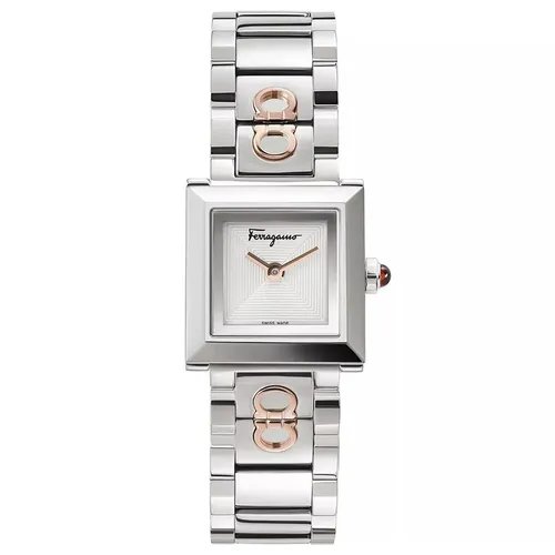 Đồng Hồ Nữ Salvatore Ferragamo Square Watch 19mm SFYC00521 Màu Bạc