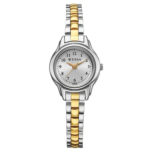 Đồng Hồ Nữ Titan Karishma 3-Hand 22mm Stainless Steel Band 2401BM02 Màu Bạc Vàng