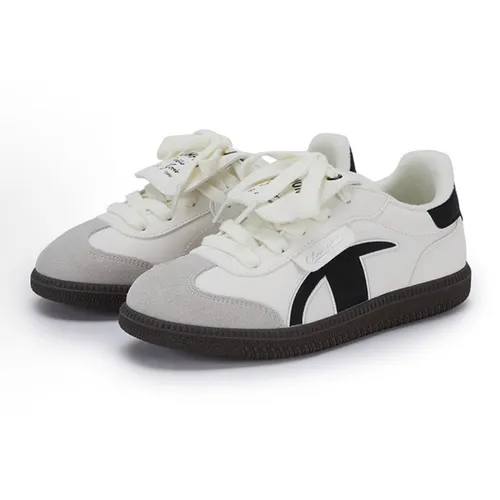 Giày Thể Thao Nữ Champion Essentials T-Trainer Cream Black UF44FWT46DU1HF4 Màu Trắng Size 36