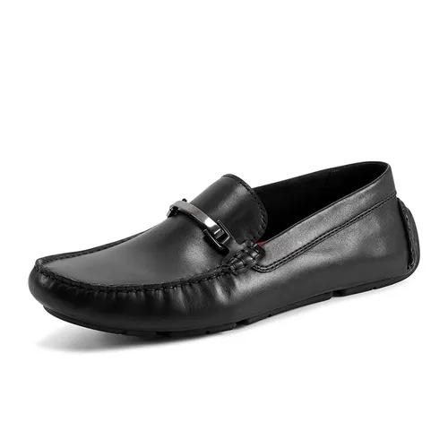 Giày Lười Nam Rockport Dirk Loafer Màu Đen Size 40