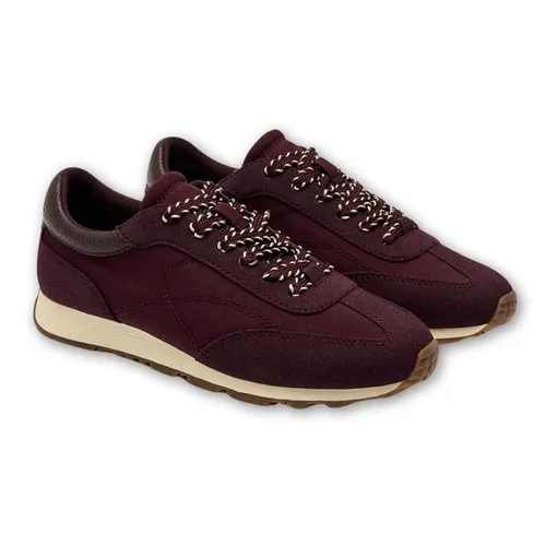 Giày Sneaker Nữ Parfois Combined Sneakers Màu Đỏ Bordeaux Size 37