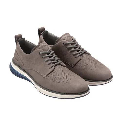 Giày Tây Nam Cole Haan ØriginalGrand Energyweave Perforated Plain Toe Oxfords C40559 Màu Xám Nhạt Size 40