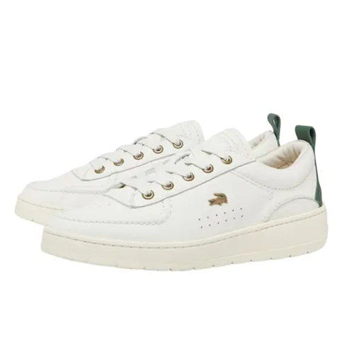 Giày Thể Thao Lacoste Umpire 125 Leather Sneakers OFF WHT/DK GRN 49CFA0002 Màu Trắng Size 10
