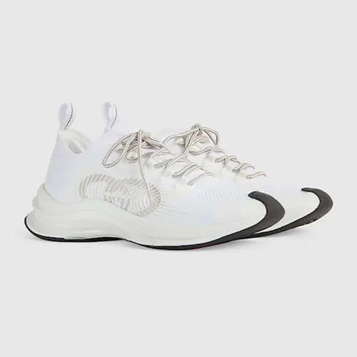 Giày Thể Thao Nam Gucci GG Run trainer Màu Trắng Size 7