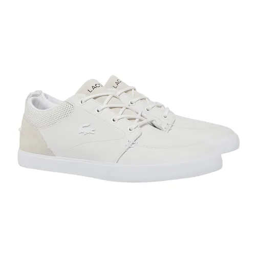 Giày Thể Thao Nam Lacoste Men's Bayliss Leather Sneakers 49CMA0044 21G Màu Trắng Size 8.5