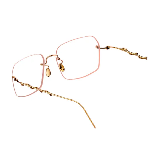 Gọng Kính Nam Lindberg Precsoilt D068 059BC Màu Vàng Gold