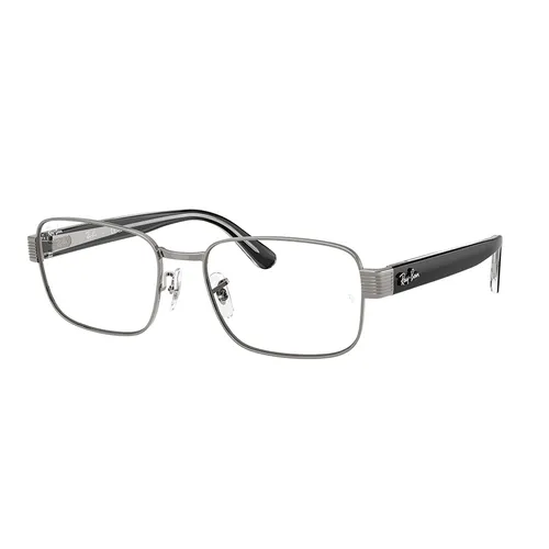 Gọng Kính Unisex Rayban Eyeglasses 0RX6529 250254 Màu Bạc/Đen