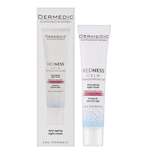 Kem Dưỡng Phục Hồi Da Mẩn Đỏ Nhạy Cảm Dermedic Rosacea Prone Skin Anti-Ageing Night Cream 40ml