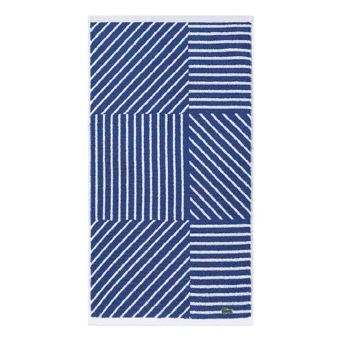 Khăn Tắm Lacoste Guethary Hand Towel 4000000298 Surf Blue Màu Xanh Biển