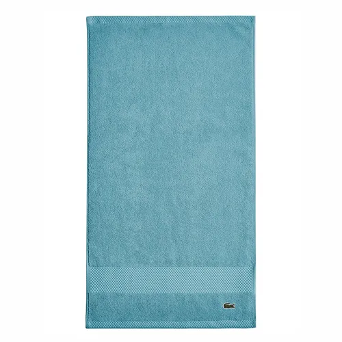 Khăn Tắm Lacoste Heritage Anti-Microbial Supima Cotton Hand Towel 4000000167 Celestial Màu Xanh Ngọc