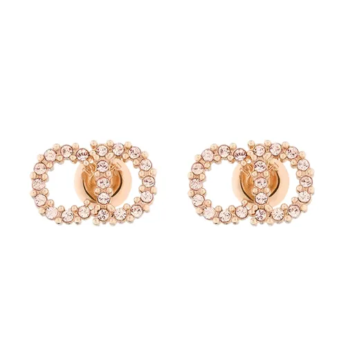 Khuyên Tai Nữ Dior Clair D Lune Stud Earrings E4419WOMCY_D12P Màu Vàng Hồng