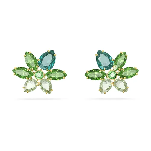 Khuyên Tai Nữ Swarovski Gema Stud Earrings 5658400 Màu Xanh