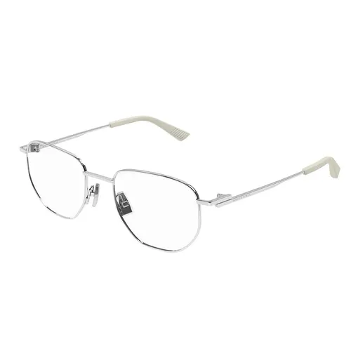 Kính Mắt Cận Bottega Veneta Eyeglasses BV1301O 002 50mm Màu Bạc