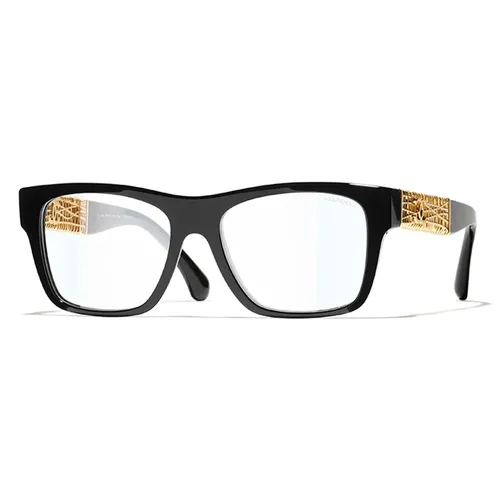 Kính Mắt Cận Chanel Eyeglasses Square Glasses 0CH3478 C622 Black Màu Đen