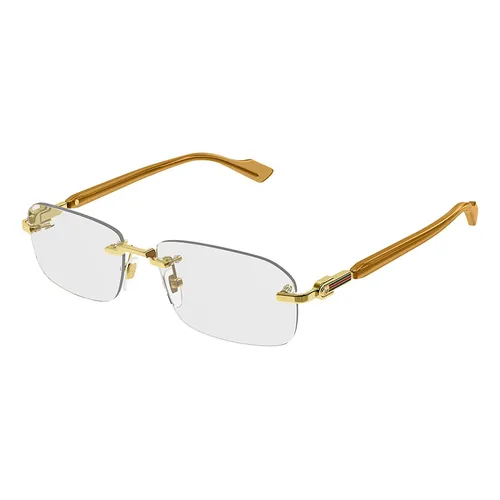 Kính Mắt Cận Gucci Eyeglasses GG1221O 006 Màu Vàng