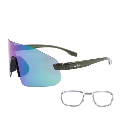 Kính Mát Unisex Amo A53612 C3 Màu Đen Xanh