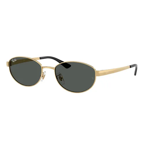 Kính Mát Unisex Rayban Sunglasses 0RB3774D 001/8755 Màu Xám/Gold