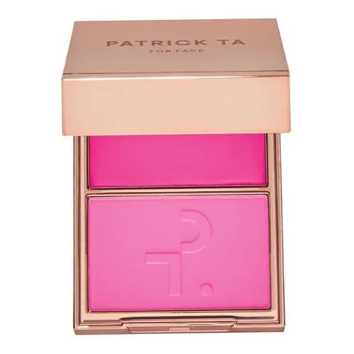 Phấn Má Hồng Patrick Ta Double-Take Cream And Power Blush Duo Màu She's Giving Hồng Lạnh