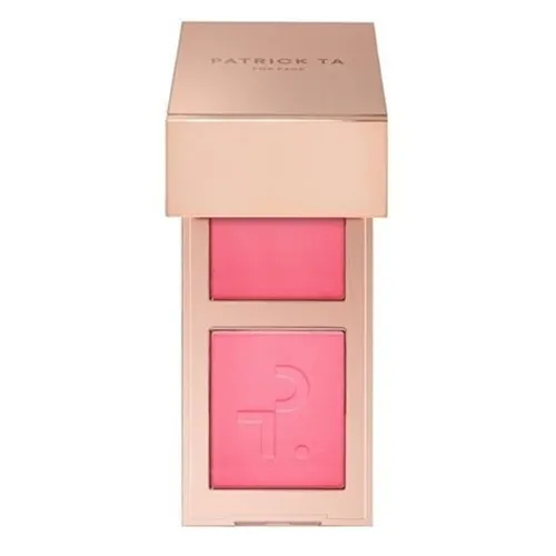 Phấn Má Hồng Patrick Ta Mini Major Headlines Double-Take Crème & Powder Blush Duo Tone She's That Girl