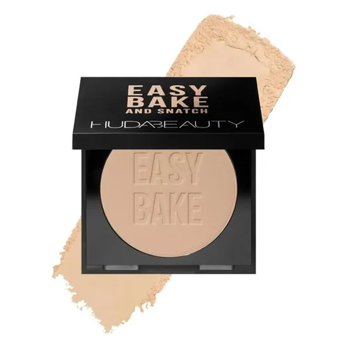 Phấn Phủ Dạng Nén Huda Beauty Easy Bake And Snatch Pressed Talc Free Brightening Setting Powder Tone Pound Cake 8.5g