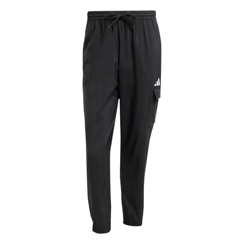 Quần Dài Nam Adidas Túi Hộp Logo Nhỏ Essentials JF3538 Màu Đen Size XS