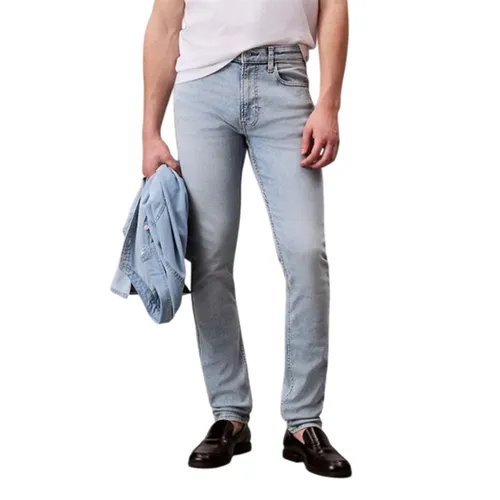 Quần Jean Nam Calvin Klein CK Skinny RB716 - 450 Màu Xanh Nhạt Size 30