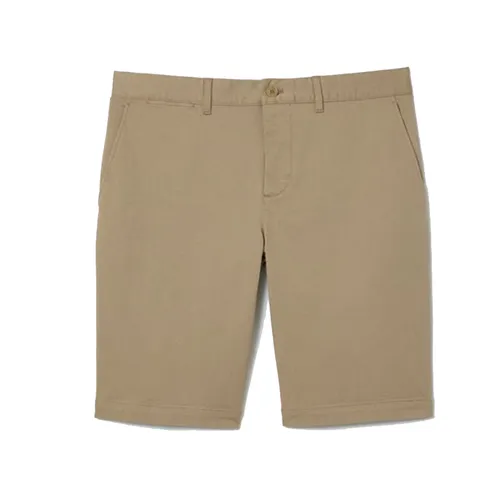 Quần Short Nam Lacoste Chino FH3347 CB8 Màu Be Đậm Size 40