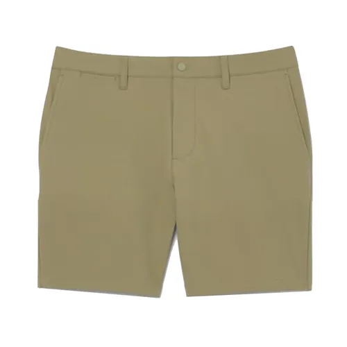 Quần Short Nam Lacoste  Slim Fit Commuter FH3014 BMY Xanh Kaki Size 44