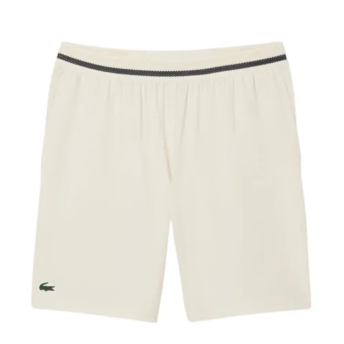 Quần Short Nam Lacoste Tennis x Novak Djokovic GH7413_XDE Màu Trắng Size 4