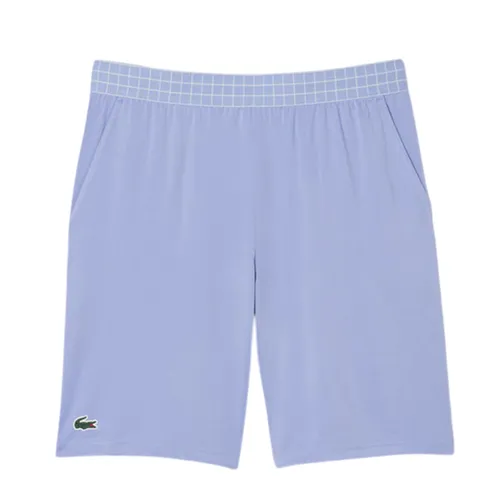 Quần Short Nam Lacoste Ultra Dry Stretch Tennis Shorts GH4775_5QD Màu Tím Nhạt Size 3
