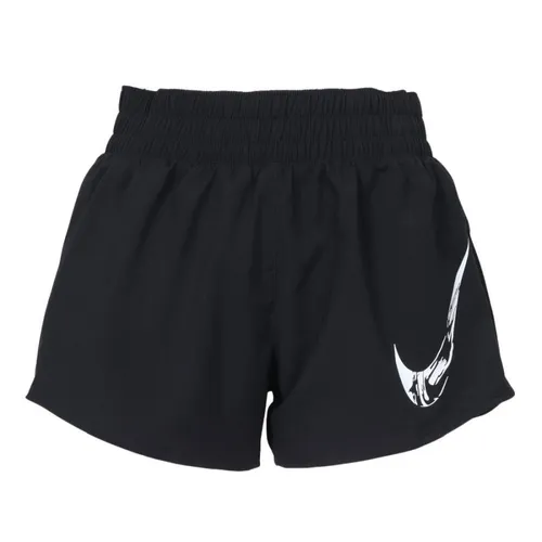 Quần Short Nữ Nike One Dri-FIT Mid-Rise Brief-Lined Graphic Shorts FV6365-010 Màu Đen Size M