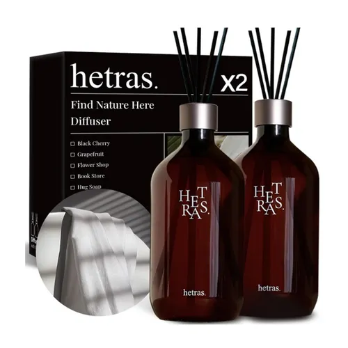 Set 2 Chai Tinh Dầu Nước Hoa Khuếch Tán Hương Thơm Hetras White Shirt&nbsp; (500ml x 2)