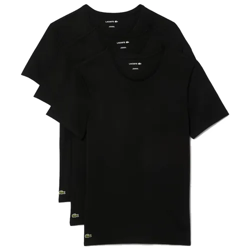 Set 3 Áo Thun Nam Lacoste Regular Tit TH9007 031 Tshirt Noir Màu Đen Size M