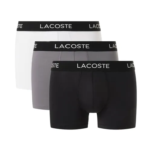 Set 3 Quần Lót Nam Lacoste 3-Pack Microfiber Trunks 5H2394 W3Y Phối Màu Size S