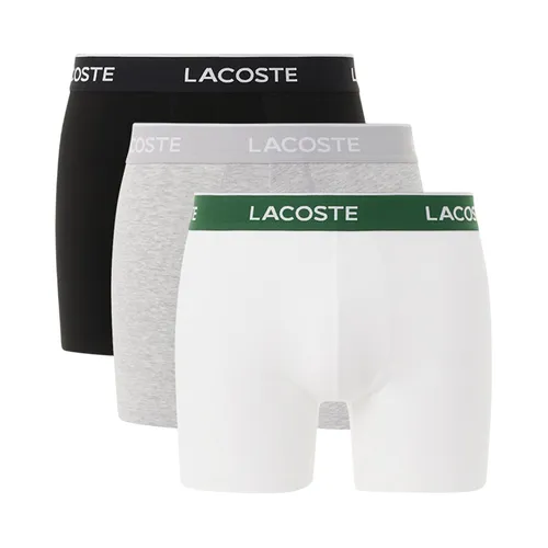 Set 3 Quần Lót Nam Lacoste 3-Pack Stretch Cotton Trunks 6H1290 NUA Phối Màu Size S