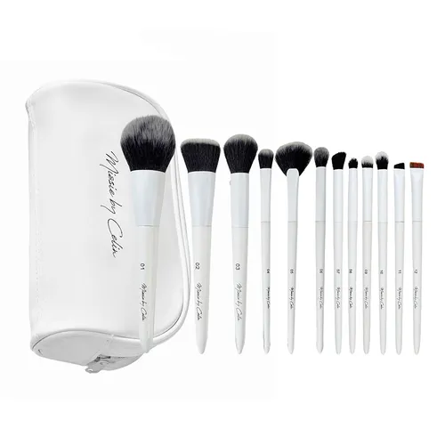 Set Cọ Trang Điểm Missie By Celin Màu Trắng 12 Cây