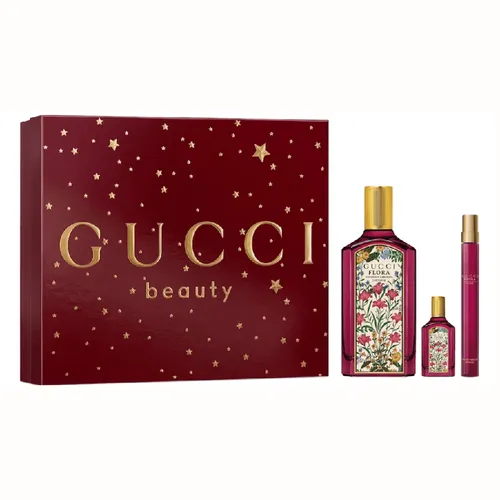 Set Nước Hoa Nữ Gucci Flora Gorgeous Gardenia Intense EDP 3 Món (100ml + 10ml + 5ml)