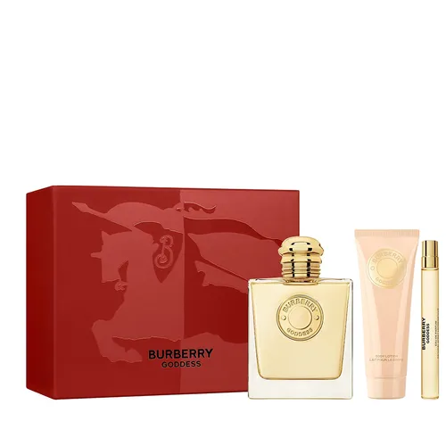 Set Nước Hoa Nữ + Lotion Burberry Goddess EDP 3 Món