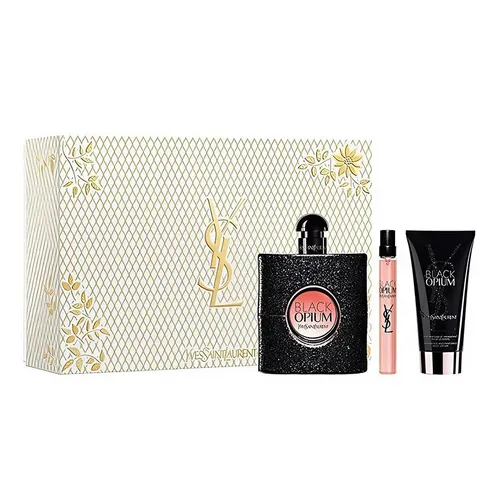Set Nước Hoa Nữ Yves Saint Laurent YSL Black Opium (EDP 90ml + Mini 10ml + Body Lotion 50ml)