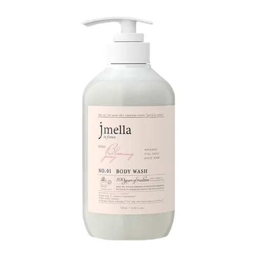Sữa Tắm Cấp Ẩm Và Làm Mịn Da Jmella In France No.01 Blooming Peony Body Wash 500ml