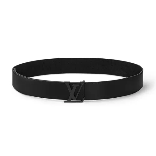 Thắt Lưng Nam Louis Vuitton LV M4487W Initiales 40mm Double-Sided Belt Màu Đen Size 95