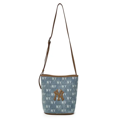 Túi Đeo Chéo MLB Denim Classic Monogram New York Yankees 3ABMMV65N-50BLL Màu Xanh Blue