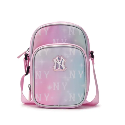 Túi Đeo Chéo MLB Kids Classic Monogram Aurora Cell Phone Crossbody Bag 7FCRM015N-50PKL Màu Hồng