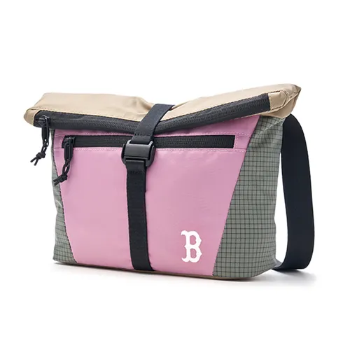 Túi Đeo Chéo MLB Korea Basic Golf Core Crossbody Bag Boston Red Sox 3ACRB025N-43PKP Màu Hồng Nâu